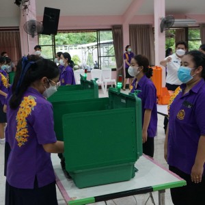  วิทยาลัยนาฏศิลปจันทบุรี งานสภานักเรียน ฝ่ายกิจการนักเรียน นักศึกษา จัดกิจกรรมการเลือกตั้งสภานักเรียน