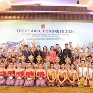  คณะศิลปนาฏดุริยางค์ จัดการแสดง ในเลี้ยงประธานศาลรัฐธรรมนูญ ครูสมรส และผู้ติดตาม ภายใต้การประชุมสมาคมศาลรัฐธรรมนูญแห่งเอเชียและเทียบเท่า (AACC) ครั้งที่ 6