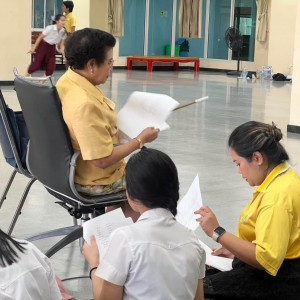  คณะศิลปศึกษา เตรียมความพร้อมการแสดงและการบรรเลงดนตรีไทยสำหรับการแสดง ในวันที่ 1 ธันวาคม ณ สวนหลวง ร.9 
