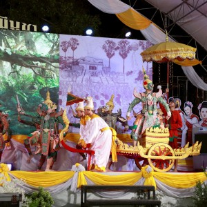  วิทยาลัยนาฏศิลป จัดการแสดงในงาน“โครงการอนุรักษ์และส่งเสริมวัฒนธรรมการจัดงานบุญประเพณี ๑๓๒ ปีอัฏฐมีบูชา”