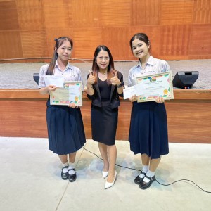 วิทยาลัยนาฏศิลปจันทบุรี แสดงความยินดีกับนักเรียนที่ได้รับรางวัลชมเชยในกิจกรรมการประกวดร้องเพลงภาษาอังกฤษ Inspirational Talk & Singing Contest 2025